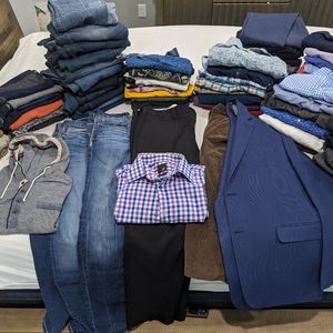 (bundle) selling jeans, dress pants, dress shirts